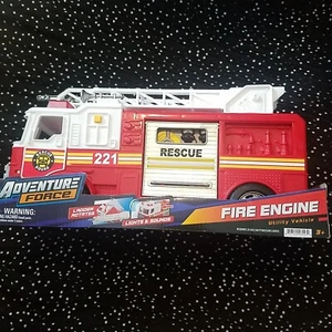 Adventure Force Fire Engine Utility Vehicle Toy - Picture 1 of 12