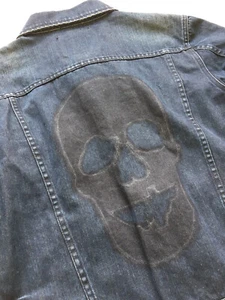 Levis x Damien Hirst Denim Skulls Trucker Jacket Gr. Medium 2008 Levi Rare - Bild 1 von 9