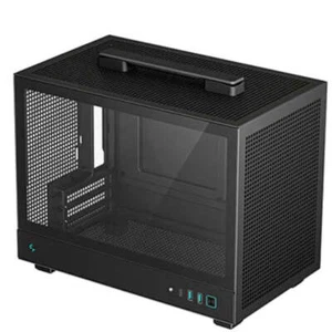 DeepCool CH160 Ultra-Portable Mini-ITX Case, Mesh & Glass Panels, Full Sized Air - Picture 1 of 2
