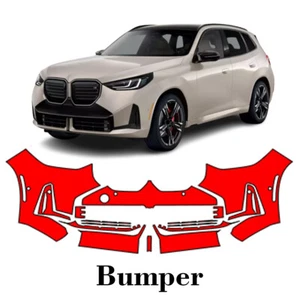 Front bumper PreCut PPF Paint Protection Film For BMW X3 M-Sport 2025 - Picture 1 of 6