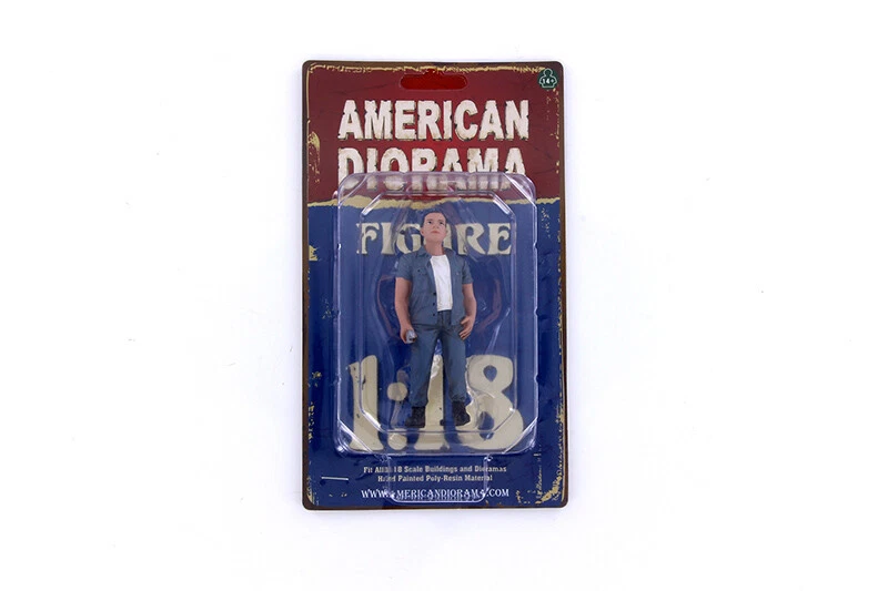 Figura Hombre 4" BETO HANGING OUT AMERICAN DIORAMA Escala 1:18 Foto 1 de 1