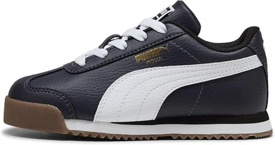 Little Kid's Puma Roma 24 Standard Puma Navy-Puma White (399010 16) - Image 1 of 4