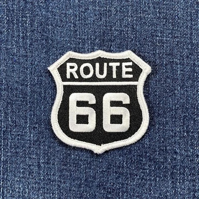 Route 66 Patch - Embroidered Highway Sign Badge 2.5" (Iron On) - Image 1 of 2