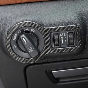 For Maserati Ghibli 2014-2021 Real Carbon Fiber Dash Headlight Switch Cover - Picture 1 of 6