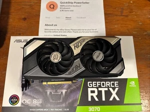 Asus NVIDIA GeForce RTX 3070 KO OC Gaming Graphics Card Non LHR V1 GPU Excellent - Bild 1 von 8