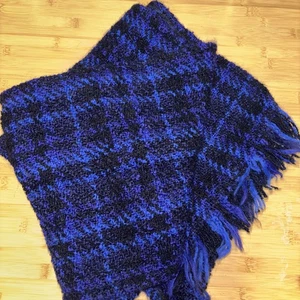 Vintage Boyne Valley Weavers Handmade in Ireland karierter Schal - Bild 1 von 7