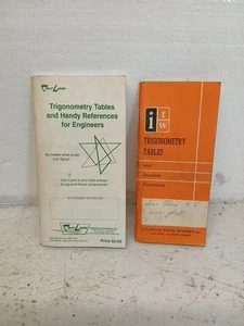 Carr Lane Trigonometry Tables and Handy References for Engineers 1997/itw 1978 - Imagen 1 de 12