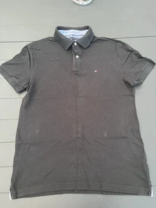 Tommy Hilfiger Men’s Polo Shirt • Black • Size Large - Picture 1 of 5