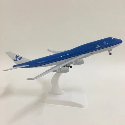 Modellino Aereo Diecast in Lega 1:350 - Boeing 747 KLM Royal Dutch Airlines 20cm - Immagine 1 di 4