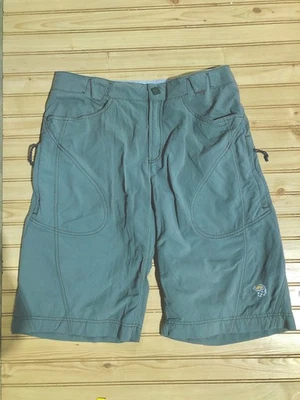 Mountain Hardwear Olive Green Nylon Chino Hiking 13" Inseam Shorts Men's M - Image 1 of 4