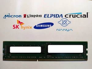 Lot of 2 Major Brand 8 GB DDR3-1866 PC3-14900R 2Rx8 1.5V DIMM Server RAM - Picture 1 of 2