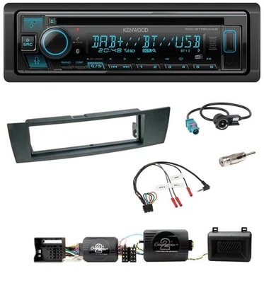 Kenwood Bluetooth DAB CD Lenkrad USB Autoradio für BMW 1er 2004-2013 E87 - Bild 1 von 4