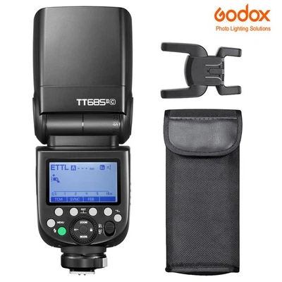 US Godox TT685II-C 2.4G TTL HSS 1/8000s Speedlite Flash Light for Canon Camera - Image 1 of 4