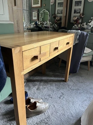 John Lewis Oak Dressing Table Good Condition Collection Only West Yorks - Image 1 of 4