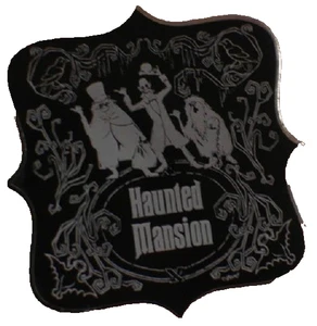 Disney Haunted Mansion Attraction Hitchhiking Ghosts Blackboard Sketch Pin - Picture 1 of 1