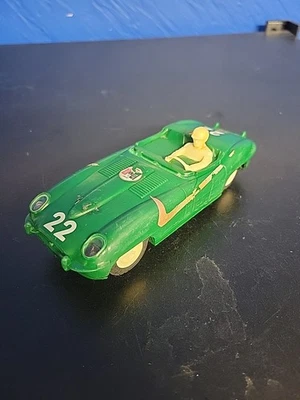Coche Ranura Vintage Marx Jaguar #22 Le Mans Verde 1/32  Foto 1 de 4