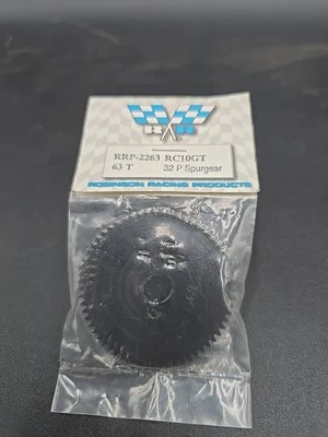 Robinson Racing Products Spur Gear Team Associated RC10GT 63t Custom Works Nitr Foto 1 de 2