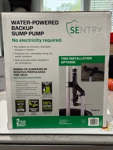 Basement Sentry STWB140 Water Powered Backup Sump Pump - Picture 1 of 4