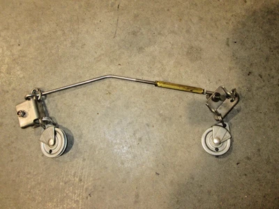 OMC Vintage Johnson Evinrude OEM Steering Twin Engine Tie Bar Cable Adapter - Image 1 of 4