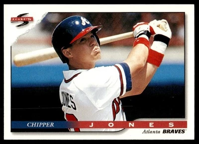 1996 Score #322 Chipper Jones Atlanta Braves - Image 1 of 2