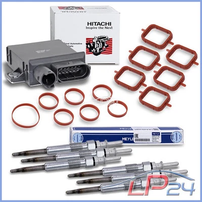 HITACHI BOÎTE DE COMMANDE + 6x MEYLE BOUGIE POUR BMW 3-ER E46 E90 5-ER E60 X3 X5 - Photo 1/4
