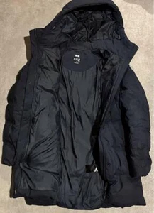 Uniqlo Seamless Down Short Coat Size M Used Navy - Picture 1 of 7