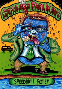 GPK SKETCH ART 8 X 12, HAND DRAWN, INKS, CHRIS FARLEY, HORROR ART - Picture 1 of 1