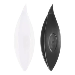 2uds Frivolité Lanzaderas 77x21x11mm Coloridas Plástico Lanzaderas, Negro Blanco - Imagen 1 de 5