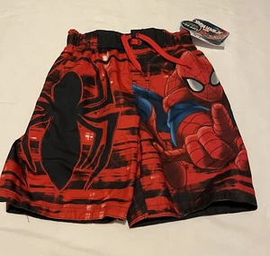 NWT- Marvel- Spiderman Swim Trunks- Boys 5 - Picture 1 of 1