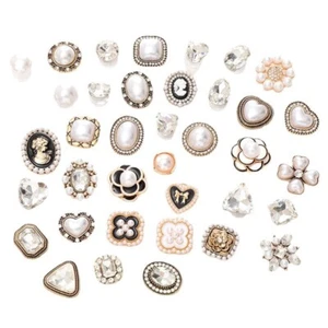 Hot Selling Button Hole Hole Shoes Diy Accessories Vamp Flower Shoes Buckle - Picture 1 of 48
