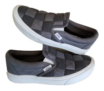 VANS ComfyCush Slip On - Autism Awareness - Grey - Size Women's 5.5, Men's 4 - Image 1 of 4