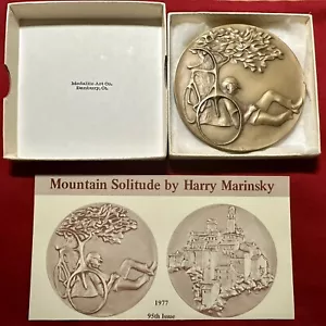 Medallón Mountain Solitude 1977 95ª edición de Harry Marinsky - Medallic Art Co. - Imagen 1 de 11