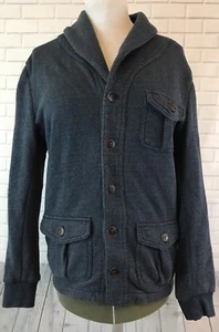 british khaki Botton Down Cotton Blend Coat Size Medium - Picture 1 of 7