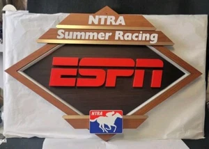 ESPN NTRA Horse Racing Sign Screen/TV Used - Picture 1 of 13