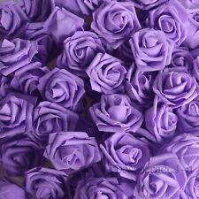 50/100 Large Foam Roses WHOLESALE Heads Buds Big Flowers Wedding Home Party UK