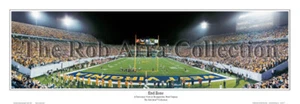 West Virginia Mountaineers Morgantown End Zone Unframed Panoramic Poster 5020 - Picture 1 of 1