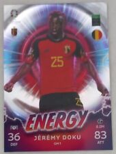 JEREMY DOKU - ENERGY CARD - TOPPS MATCH ATTAX UEFA EURO 2024