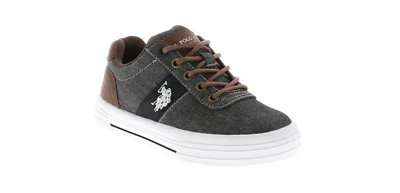 U.S. Polo Assn. Zapatillas Casco Niño, Estilo: CASCO, Talla 3, Negro Chambray Foto 1 de 4