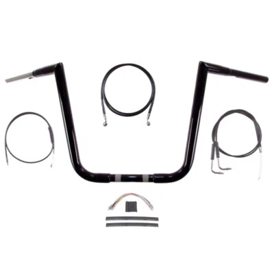 Kit de manillar Jarhead Ape 2006-2011 Harley-Davidson Dyna 1 1/4" negro 14" Foto 1 de 3