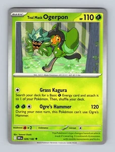 Pokemon TCG: SV10: Destined Rivals - Teal Mask Ogerpon - (DRI) - 026/182 - Picture 1 of 2