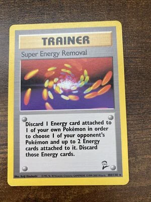 Trainer Super Energy Removal Rare Base Set 2 108/130 - Image 1 of 4