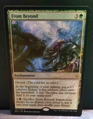 From Beyond - Battle for Zendikar - Rare - NM (see pics) MTG - Image 1 of 3