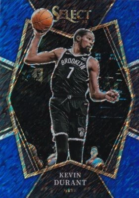 2021-22 Panini Select Blue Shimmer Card #135 Kevin Durant  - Image 1 of 2