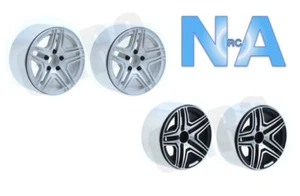1 PAIO Cerchi Cingolati 2,2" Beadlocks Lega di Alluminio TRX4 TRX6 6x6 4x4 Cerchio Assiale - Foto 1 di 15