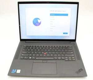 Lenovo ThinkPad P1 Gen 4 (Xeon W-11855M, 4K Touch, 64GB RAM, 1TB SSD, RTX A2000) - Bild 1 von 9