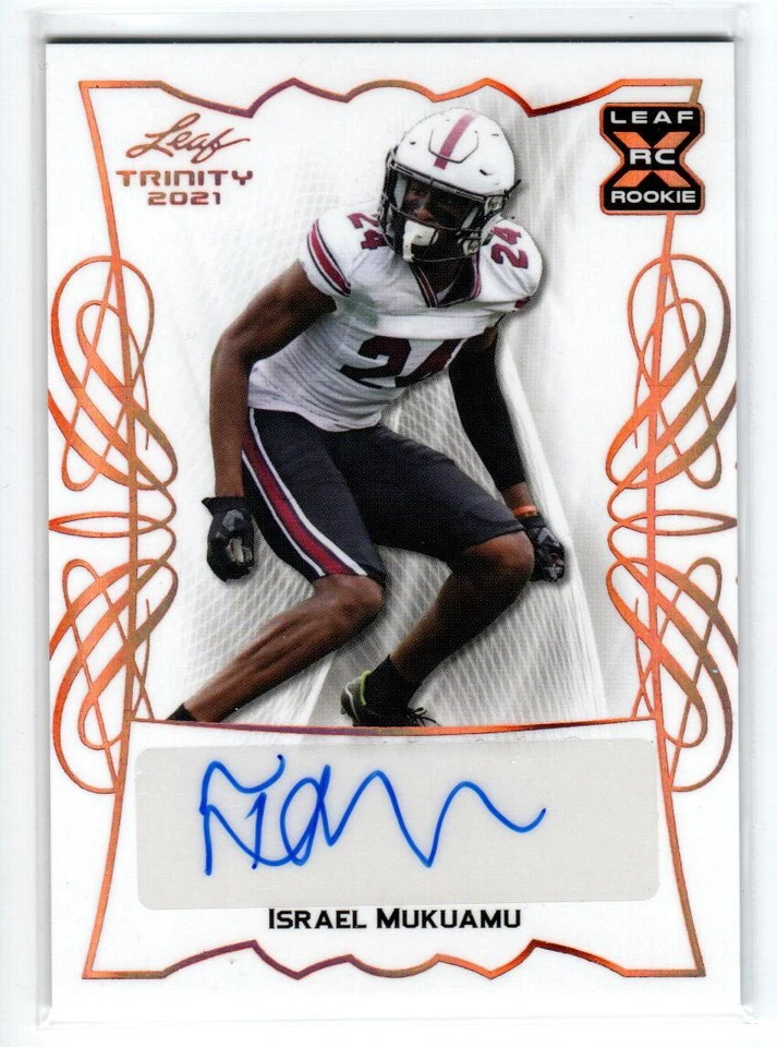 2021 Leaf Trinity Portrait AUTO #TPAIM1 Israel Mukuamu - Image 1 of 1
