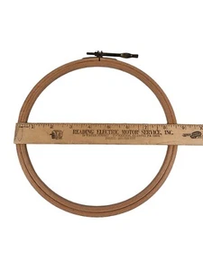 Vintage Pfaff Wood Embroidery Darning Sewing Hoop 8” Diameter Made In Germany - Picture 1 of 7