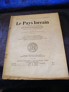 Country Lorrain September 1932 No. 9 the Castle Of Montbras Non Censured - Picture 1 of 1