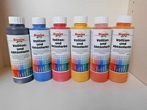 Genius pro Vollton- und Abtönfarbe 0,5 l versch. Farben je 1 Stück - Auswahl - Bild 1 von 11