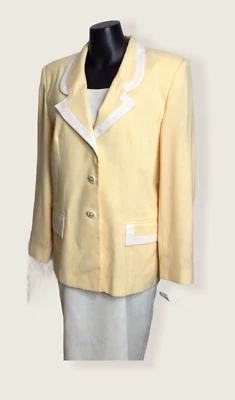 Casual Corner Suit Jacket Dress Skirt Size 14 3 Pieces NEW - Image 1 of 4